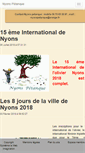 Mobile Screenshot of nyons-petanque.com